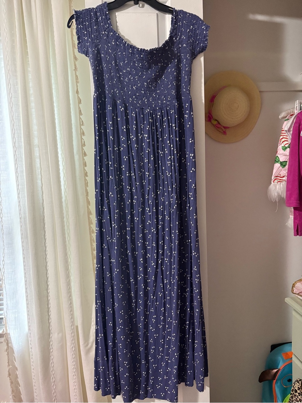 M maternity Maxi Dress - off shoulder